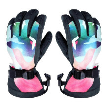 (M, Shape1) Waterproof Winter Gloves Warm Snow Gloves Ski Gloves Mittens Windproof