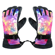 (M, Shape2) Waterproof Winter Gloves Warm Snow Gloves Ski Gloves Mittens Windproof