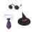 (style4) Pet Halloween Costume Pet Dog Cape And Hat 1