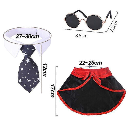 (style5) Pet Halloween Costume Pet Dog Cape And Hat 1