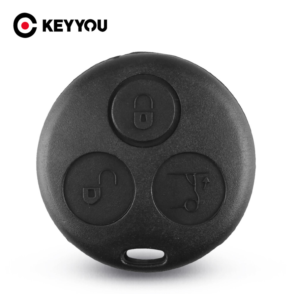 Car Key For Benz Mb Mercedes Smart Fortwo 450 Forfour Roadster City Coupe Case 3 Buttons No Blade Remote Key Shell Fob 6935161653038