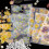 2 Sheets Purple Flower Decals PET Waterproof 9