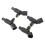 4pcs ABS Wheel Speed Sensor 1J0927804 Octavia 10