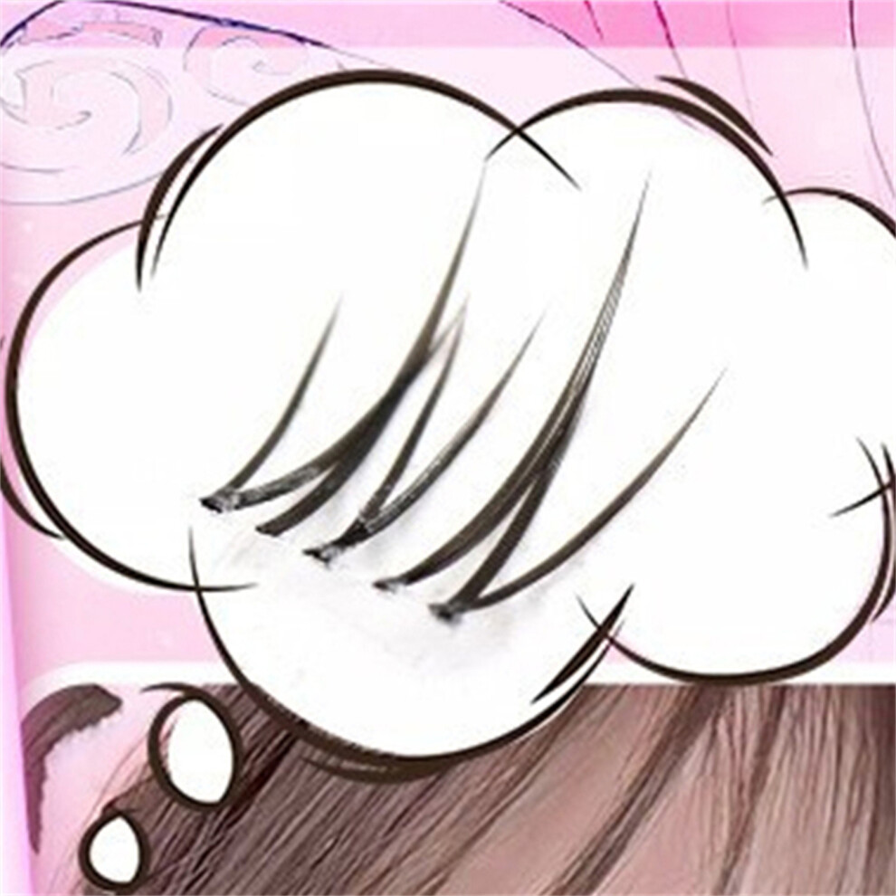 Dachuang Beauty (Menglu Crispy Tea Sister (Glue Style)) Korean False Lashes - Natural Wispy Look