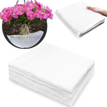 10X10inch Self Watering Hanging Basket Liner Watering Liners Absorbing Mat Self Watering Liners for Hanging Basket 10PCS