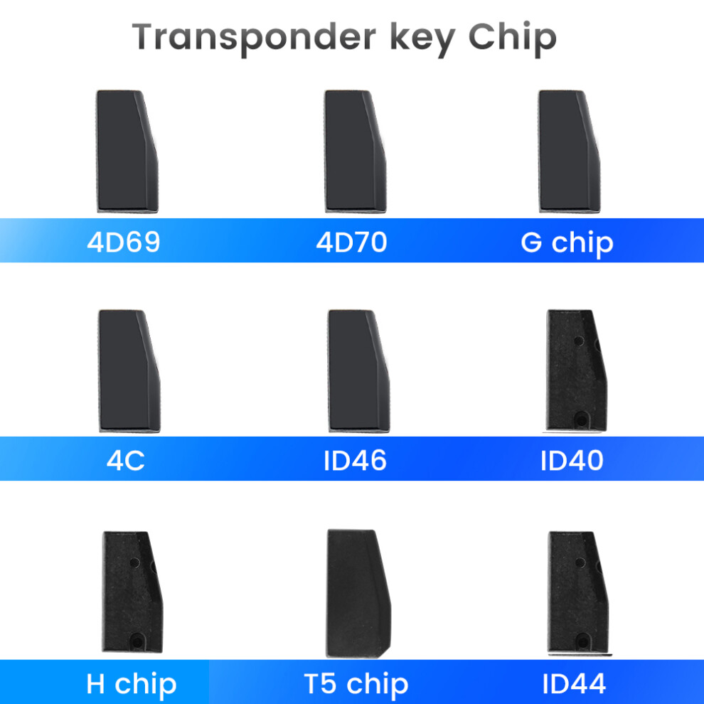 Car Accessories Transponder Chip Fob 4D69 4C H T5 Id40 Id44 Id46 G 4D70 Blank Remote Key Chip Locksmith Tool 6935161652468