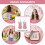 (Pink) Glitter Easter Bunny Earrings - 50 Char 6