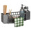 Kitchen Sink Organizer Rack - Plastic Self-Draining Shelf for Soap, Sponge, Dishcloth, Towel, with Filter Basket B 1