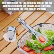 Outdoor Folding Fork Outdoor Picnic BBQ Portable Folding Utensils Convenient Eating Cutlery Multi-Function Spork