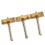 Brass TELE Bridge Saddle TL Electric Guitar Tailpiece String Block Bar String Guide 5