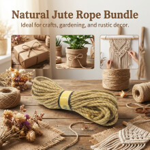 (Natural) Handmade Jute Rope DIY Craft Cord 6mm