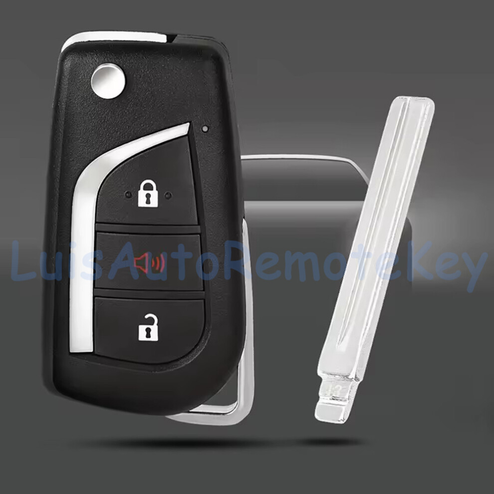 3 Buttons Flip Remote Car Key Fob 314Mhz H Chip For Toyota Rav4 2019 2020 2021 2022 2023 2024 Fcc Id: Gq4-73T 6935161641585