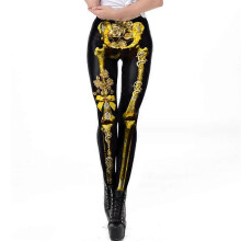 (S,COLOR 4)Halloween Leggings for Women Funny Graphic Stretchy Pants