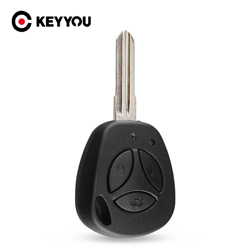1Pcs For Lada Vesta Granta Priora Kalina 3 Buttons Uncut Auto Blank Remote Key Case Cover Fob Replacement Car Key Shell 6935161634570