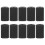 10PCs Shielded RJ45 Network Cable Connectors Double Way Adapter Black 2