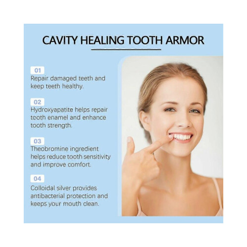(3pcs)1-3X 60ml Tooth Care Solution Dentite Cavity Tooth Armor 1