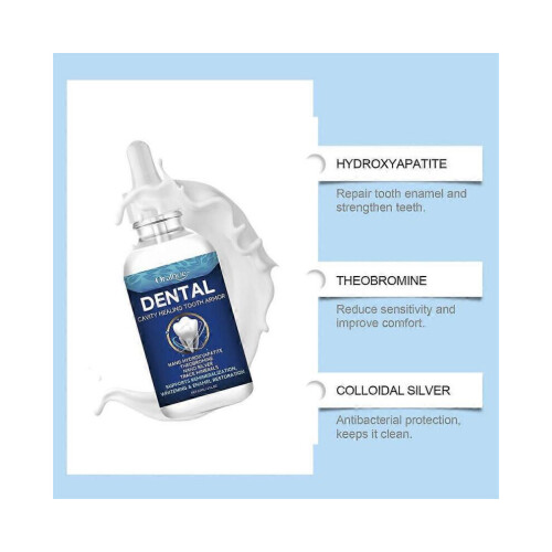 (3pcs)1-3X 60ml Tooth Care Solution Dentite Cavity Tooth Armor 2
