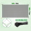 Lightweight Reusable Bird Protection Net 15x7.5m 5cm Hole Spacing 2