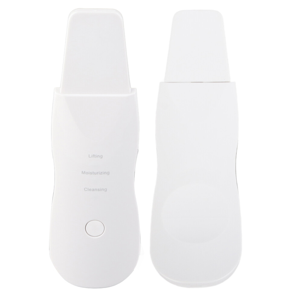 Skin Scrubber Spatula Blackhead Remover 3 Modes, 200mAh White