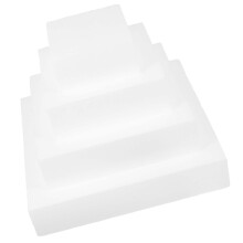 4Stk Weiße Cake Dummies Aus Für Kreative DIY Backdeko