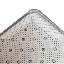 (2.5x13.5x2cm, 8 White) EVAGO 8 Pcs Carpet Anti-slip Sticker Reusable Floor Mat Fixing Paster Seamless Rug Gripper