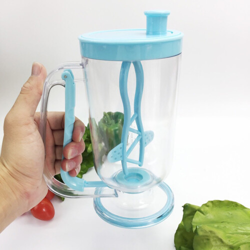 Handheld Batter Dispenser Kunststoffbecher Mit Messskala Himmelsblau 2