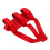Adjustable Fire Extinguisher Holder Belt for Jeep Wrangler/Gladiator Red 3