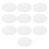 10Pcs Transparent Handmade Acrylic Discs DIY Cake Base Clear Panels 2