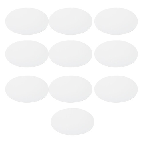 10Pcs Transparent Handmade Acrylic Discs DIY Cake Base Clear Panels 1