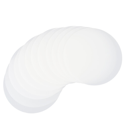 10Pcs Transparent Handmade Acrylic Discs DIY Cake Base Clear Panels