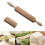 wooden rolling pin with easter egg pattern for home baking 1