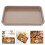 Kaffeefarbenes Backblech Aus Carbonstahl Rechteckige Kuchenform 3