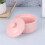 keramik backschale hitzebeständig mit deckel für pudding gelee pink 3
