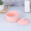 keramik backschale hitzebeständig mit deckel für pudding gelee pink 10