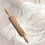 wooden rolling pin with easter egg pattern for home baking 4