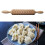 wooden rolling pin with easter egg pattern for home baking 6