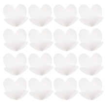 50 Stuks Chocoladebakje Papier Cadeau Eenvoudig Wit