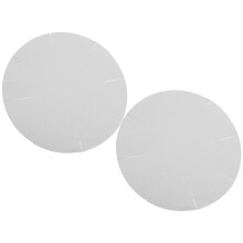 Backmatte Set Weiß 2 Stück 11,83x11,83x0,04 Zoll