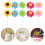 100Pcs Assorted Color Felt Sunflower Cake Picks Birthday Wedding Decor 10