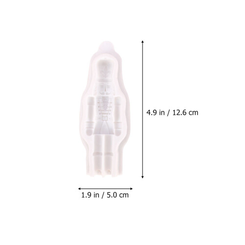 2Stk Silikon Form Für Marzipan Nussknacker Backform Selbermachen 1