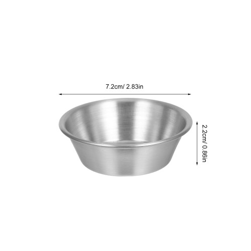 8Stk Runde Mini Tart Muffinförmchen Aus Langlebigem Edelstahl Silber 2