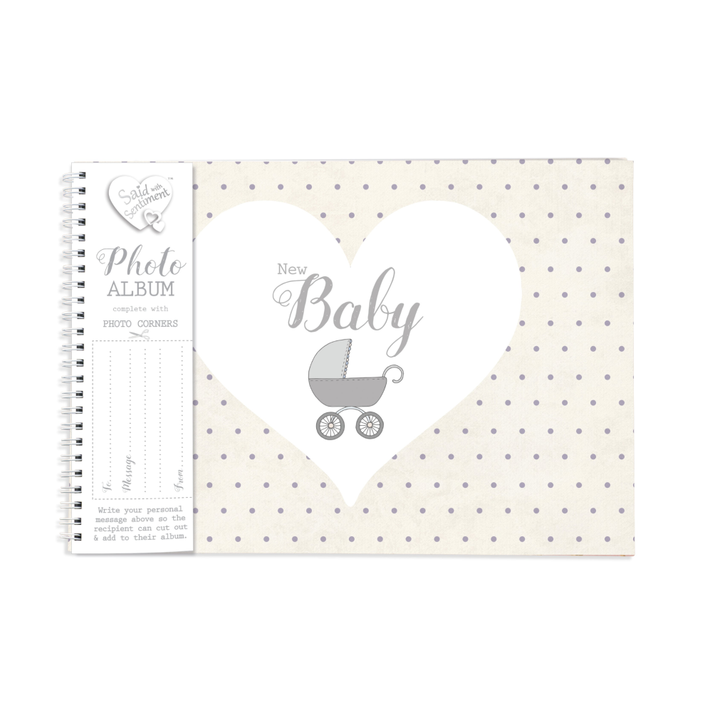 - Said With Sentiment Photo AlbumNew Baby - Image 3