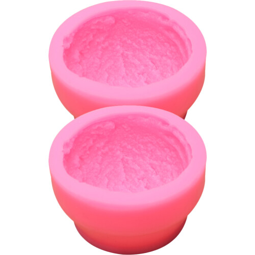 2Stk Silikon Eiscreme Kugel Form Küchenform Haushalt Rosa 1