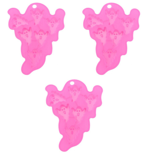 3 Stück Schokolade Silikonform Spukkuchen Form DIY Backformen 2