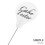 1 Stuk Rvs Cake Tester Voor Cake Brood Muffin 8