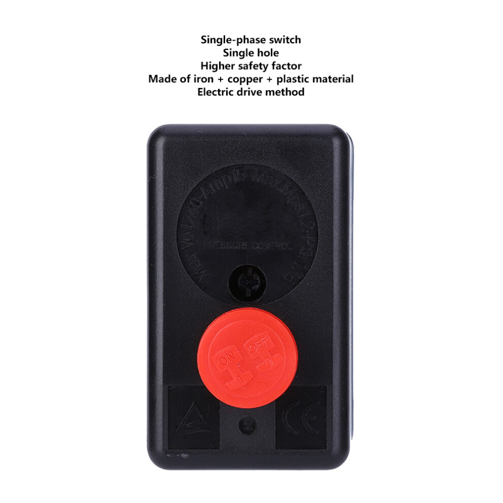 Vertical Pressure Switch Fb-30 220V 8Kg Single Phase Black 7631388147488