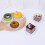 250Pcs Paper Cake Base Heart Shape Tray White Cake Serving Display 8