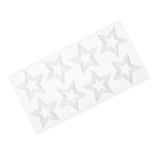 Silikon Star Mold Backform Weiß Für DIY Kekse Pralinen