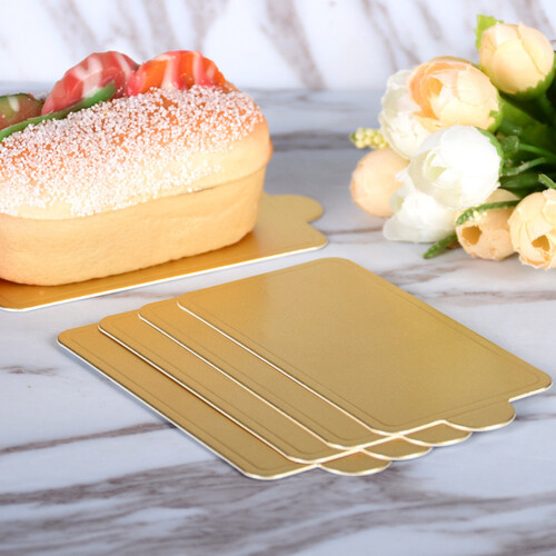 100Stk Papier Mousse Matten Große Kuchen Servierbasis Einweg 1