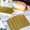 100Stk Papier Mousse Matten Große Kuchen Servierbasis Einweg 10